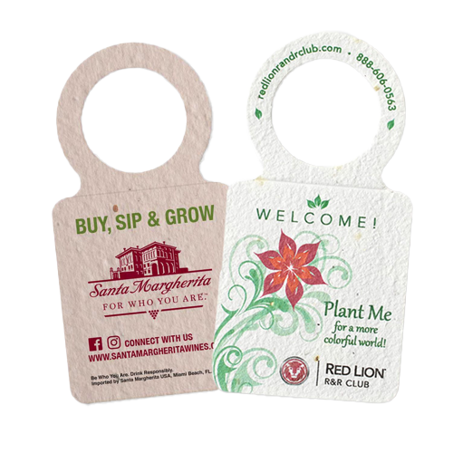 Natural fiber paper with seeds for easy planting after use