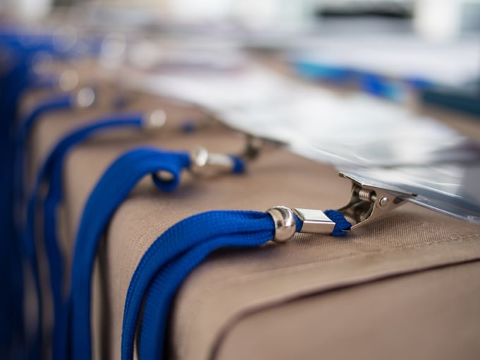 custom event lanyards